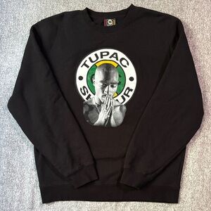 Vintage Tupac Shakur Oversized Graphic Rap Hip Hop Sweatshirt Men’s L